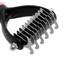 thumbnail 3 - Professional Pet Grooming Undercoat Rake Comb Dematting Tool Dog Cat Brush