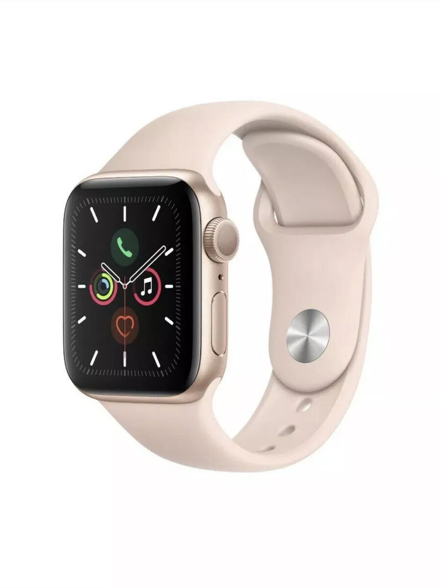 Apple Watch Series 5 40mm Aluminum Gold Case Pink Sand Sport Apple Watch Series 5 40mm Aluminum Gold Case Pink Sand Sport