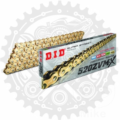 DID X-Ring Chain Gold 520 ZVMX 114 For Kawasaki ZX-10R 1000 H Ninja SE ABS