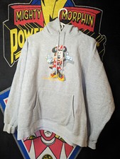 Vintage Y2K Walt Disney World Winnie Gray Pullover Hoodie size Large