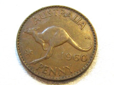 1960 Australia 1 Penny Coin