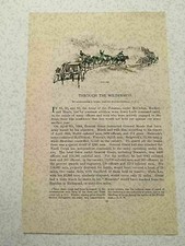 KP52) Unión Artillería moviéndose cuesta arriba desierto Virginia Guerra Civil 1888 grabado