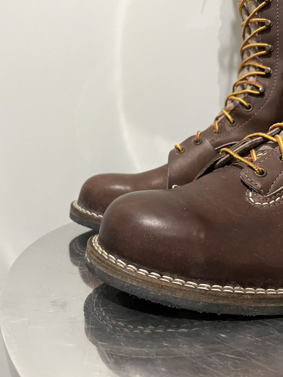 Wesco 17” Highliner Brown Leather Boots Men's Size 13 D | eBay