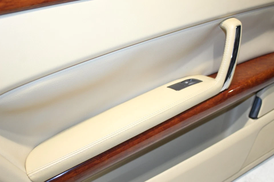 VOLKSWAGEN PHAETON 2004-2006 PANEL PUERTA LADO CONDUCTOR TRASERO MOLDURA OEM Foto 3 de 4