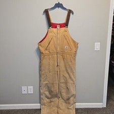 Vintage Carhartt Mens Insulated Overall sz xl