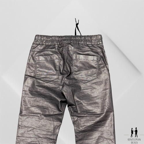 Bevy Flog Shely Original Pant Silver Sage Gray Print Cotton Size 29 - Picture 10 of 13