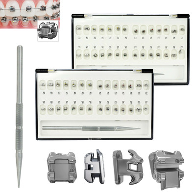 Dental Orthodontic Self-Ligating Brackets Ormco Damon Q Metal Braces MBT 022 345