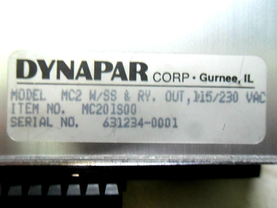 DYNAPAR MC2WSS TIMER - Image 3 of 4