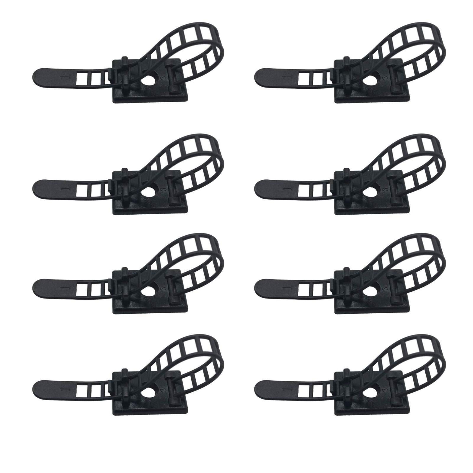 1000 Pieces Cable Management Desk Cord Organizer Cable Ties Wire Fasteners Clips