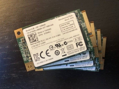 (LOT of 4) LITE-On 128GB mSATA SSD LMT-128M6M 100% Health