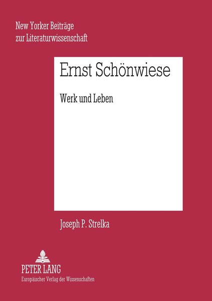 Ernst SchöNwiese Joseph P. Strelka-image