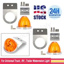 2Sets Universal Watermelon Under Glow Frame Bracket Angled Mount Clamp LED Light