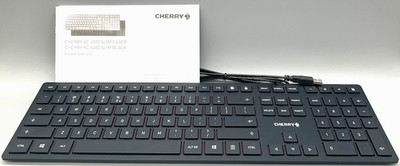 Cherry KC 6000 Slim Keyboard Wired Full-Size English 108-Key JK-1600EU-2 *B*