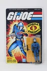 Vintage 1984 GI Joe Cobra Commander Helmeted on Reproduction Card Hasbro ARAH