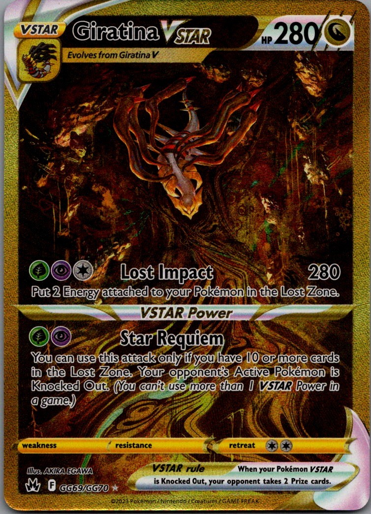 Giratina VSTAR (Secret) Secret Rare Crown Zenith: Galarian Gallery