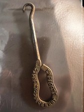 Vintage Metal Shoe Button Hook Tool