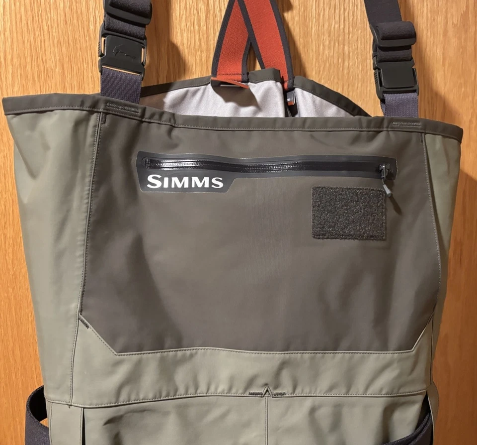 Nuovo Simms Freestone Calza Uomo Trampoliere Pesca a Mosca - Grigio, Taglia MK - Immagine 2 di 4