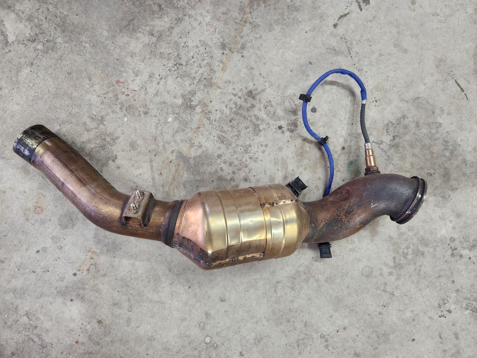 14-21 Maserati Ghibli Catalytic Converter Left Side 670003850