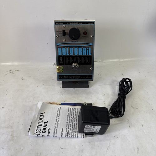 Electro Harmonix HolyGrail Reverb Pedal + Manual & Power Cord USA / TESTED