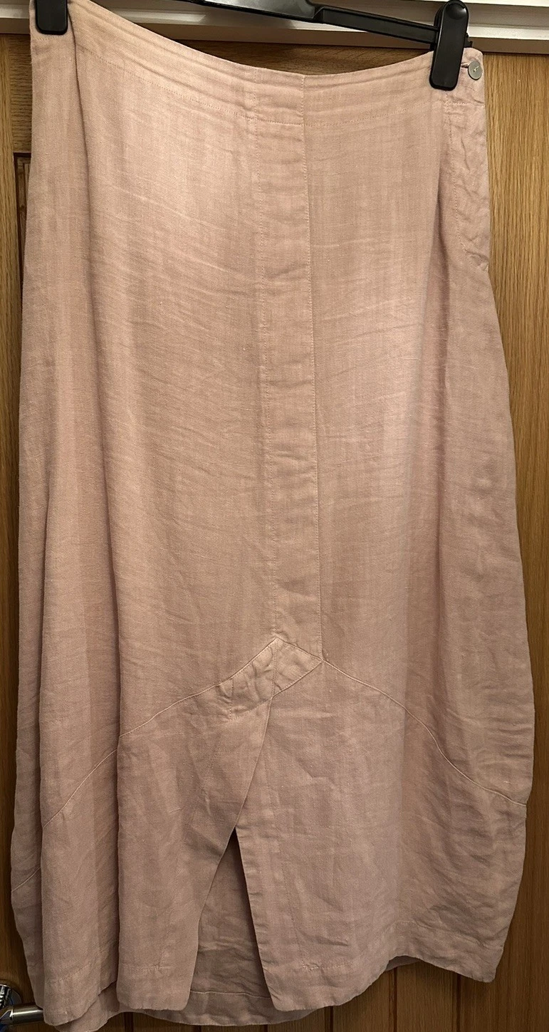 Oska Heavy Linen Skirt Pink Maxi Skirt Fabulous Arty Size 3
Opens in a new window or tab