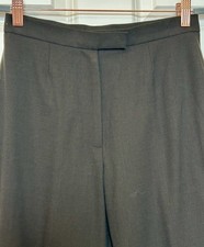 Anne Klein Tweed Trouser Pants Size 4P Lined High Waist Wool Blend Slacks