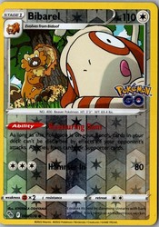 Bibarel 060/078 Pokémon GO Reverse Holo