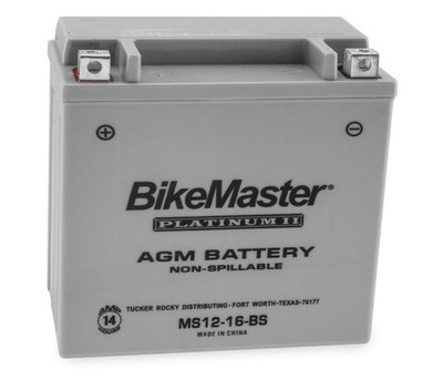 AGM 12V Platinum Battery For Kawasaki VN2000 Vulcan Classic 2004-2012 Grey