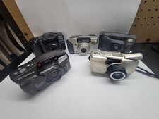 Lot Of 5 Compact Point And Shoot Film Cameras  For Parts  As Is