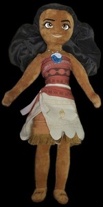 Disney Moana Plush Doll Disney Store Exclusive Embroidered Stamped 20 Inch