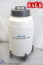 MVE CryoSystem 4000 With (4) Inventory Racks For (40) Large Boxes