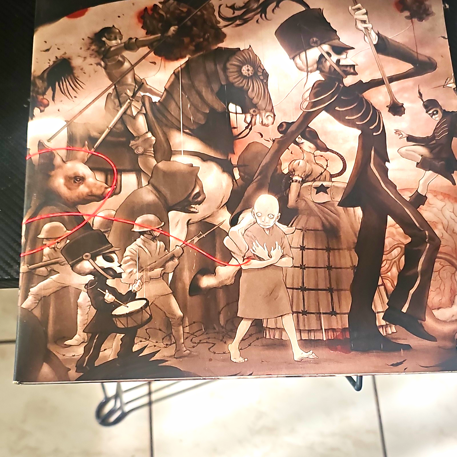 Caballero my chimical romance Vinyl Record Illustrated Sleeve Acid Rap