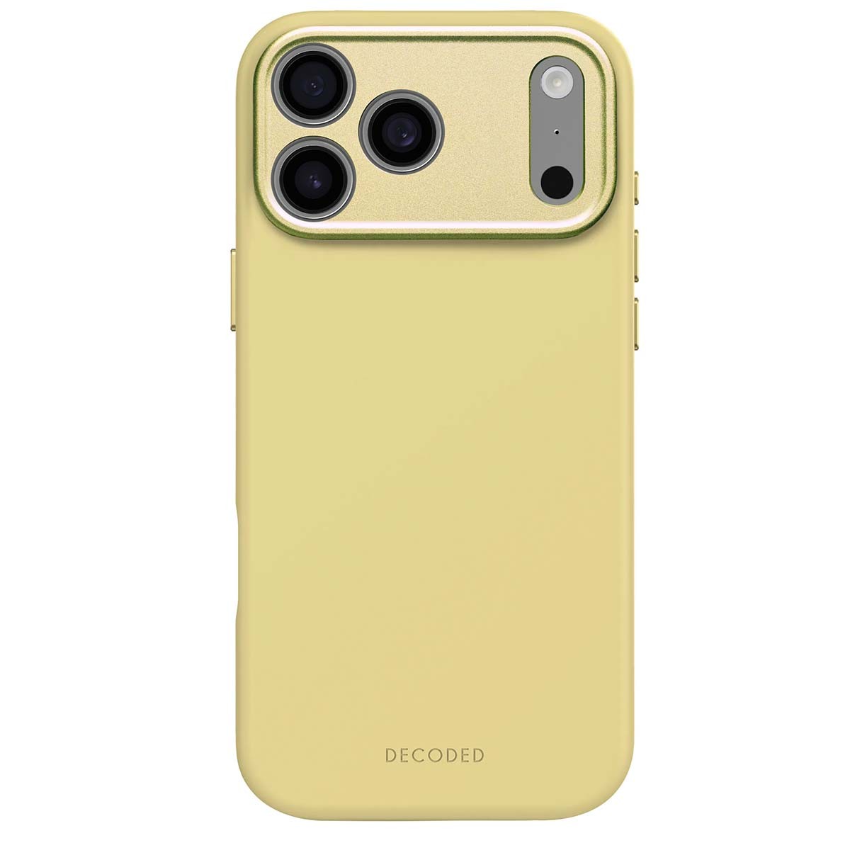 Coque silicone Decoded de haute qualité pour iPhone 17 Pro Max finition premium