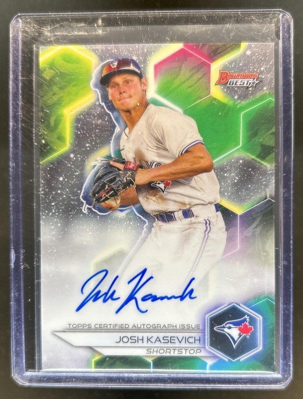 2023 Bowman's Best Josh Kasevich Auto Autograph #B23-JK Blue Jays