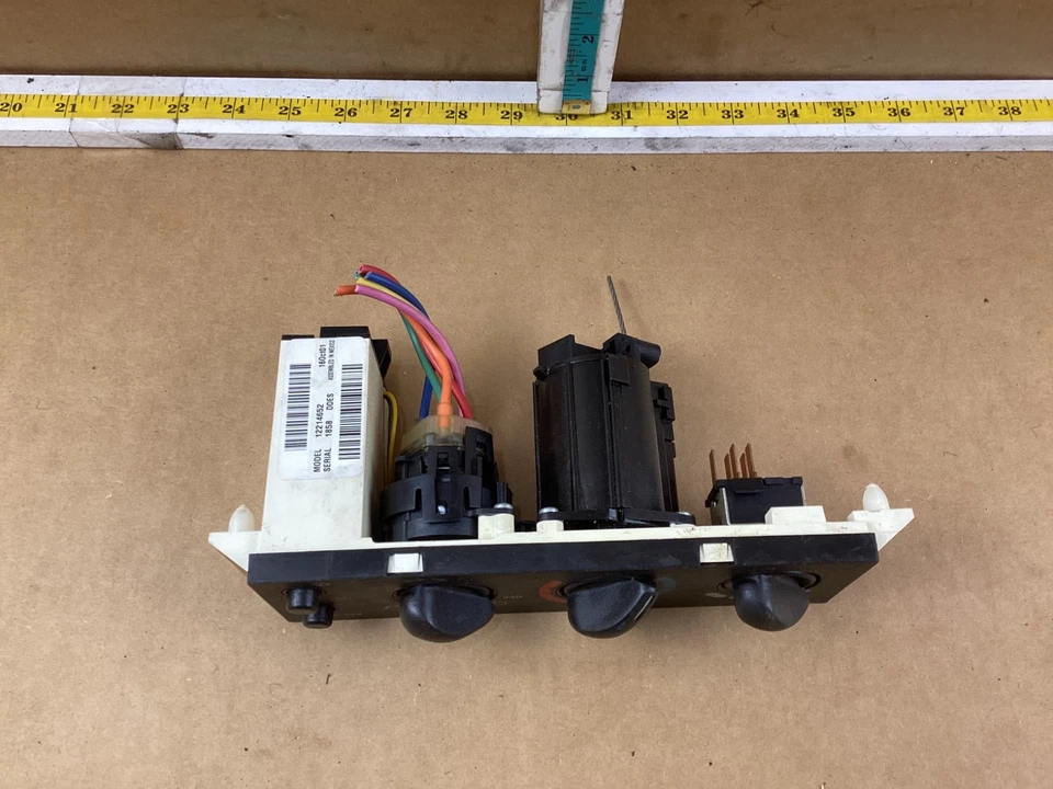 Pontiac Sunfire 1995-1997 calor aire acondicionado temperatura control climático 12214652 OEM Foto 4 de 4