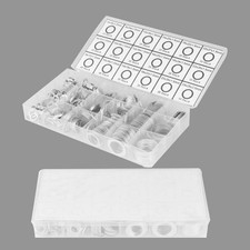 450PCS Gaskets Washers Pure Aluminum Gasket Aluminum Flat Metal Washer Gasket