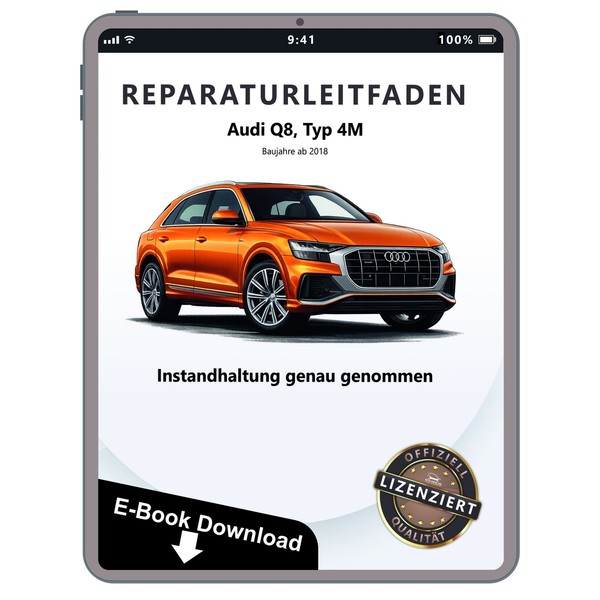 Audi Q8 4M Ab 2018 Instandhaltung Inspektion Wartung Wartungshandbuch PDF Ebook-image