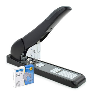 Rapesco 1551 ECO HD-210 Extra Heavy Duty Stapler with 1000 x 923/15 mm Staples, 