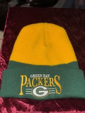 Vintage Green Bay Packers Winter Beanie Pro Line Osfm