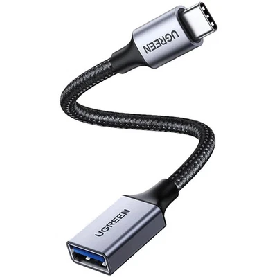 Ugreen OTG Adapter/Adapter 15cm USB-C (Stecker) auf USB-A (Buchse) Schnellkabel - Bild 1 von 4