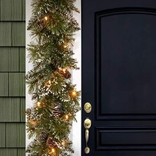 NATIONAL TREE COMPANY PRE-LIT ARTIFICIAL CHRISTMAS GARLAND, GREEN, -