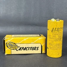 Vintage Aerovox Capacitor MSRT-162, MFD 108-120 VAC 110 with Box