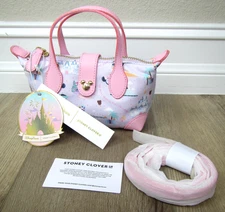 NEW DISNEY STONEY CLOVER LANE EXCLUSIVE PINK PURSE MINI BAG MAGIC KINGDOM PARK