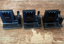 Lot of 3 Plantronics WO2 Charging Bases Used Working Condition 3 Total