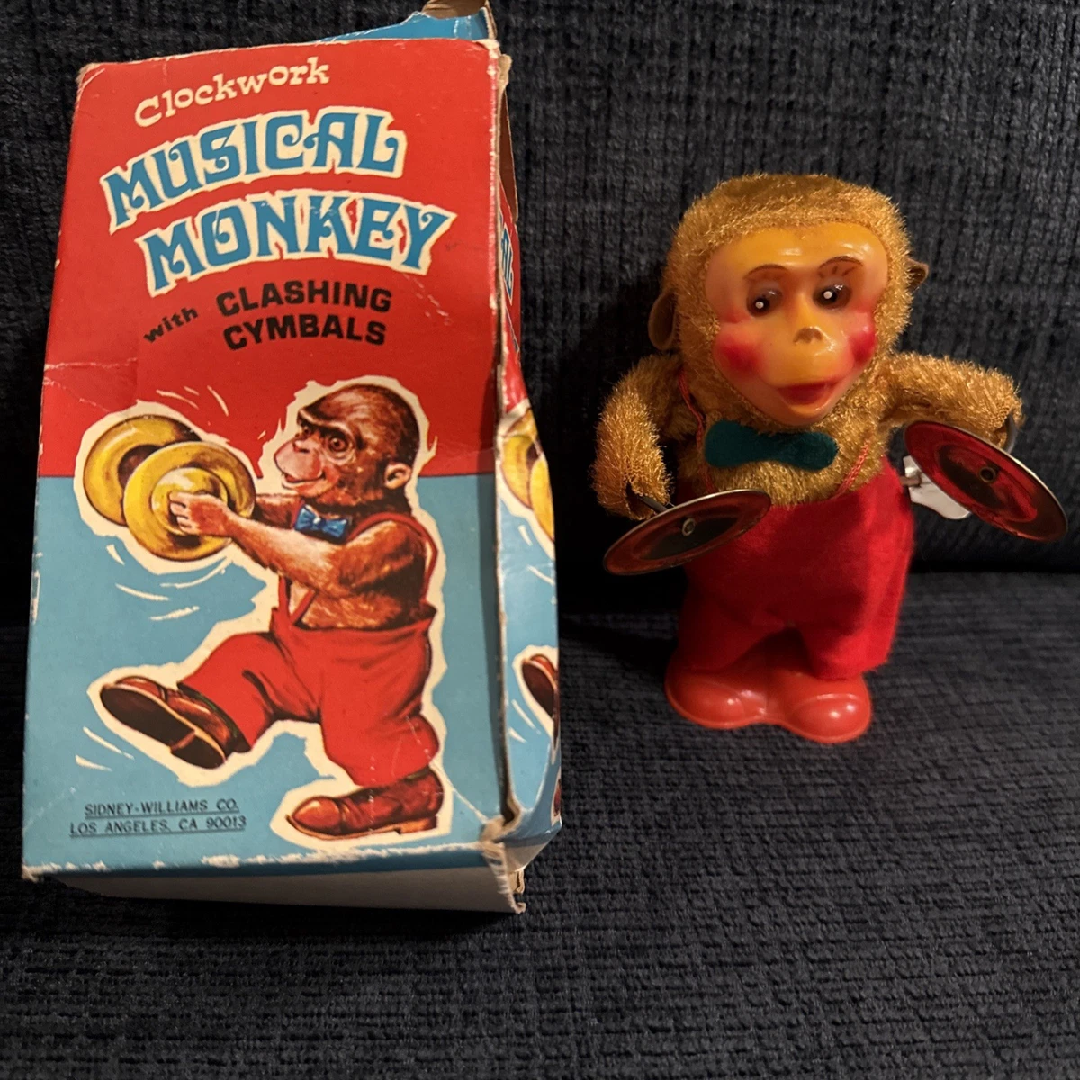 Toy Monkey With Cymbals In Vintage & Antique Wind-Up Toys | eBay