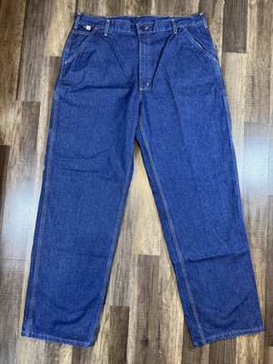 Carhartt Jeans Mens 40x34 Blue Denim FR Flame Resistant 2112 CAT2 Relaxed