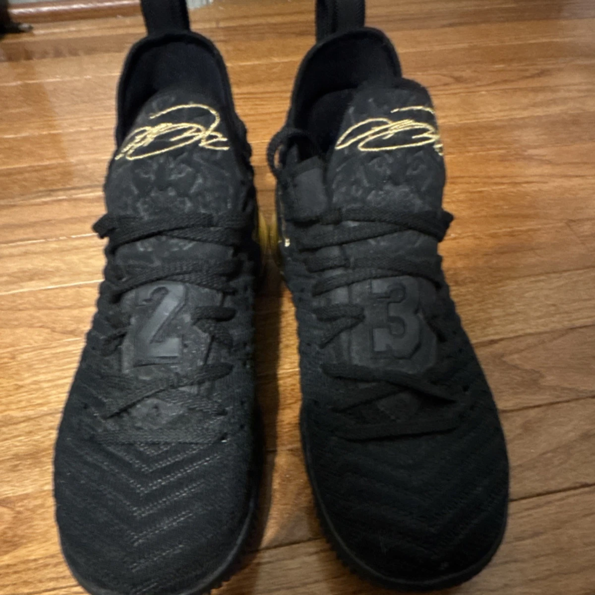 Nike LeBron 16 Black Metallic Gold | eBay