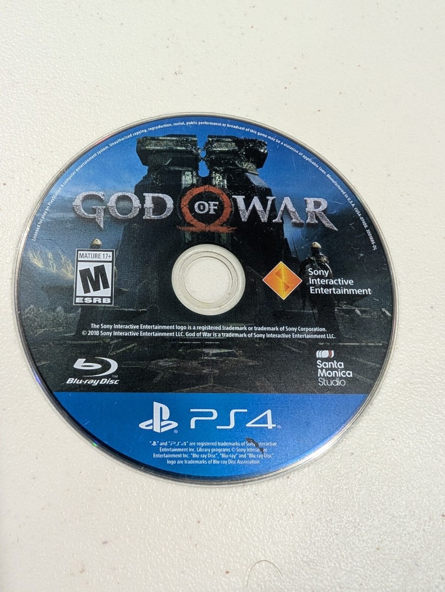 God of War (PlayStation 4, 2018) Disc Only - TESTED & WORKING | eBay