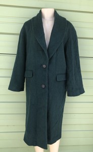 zara emerald green coat