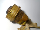 Brass Aladdin Oil Lamp Model 23 Burner, Loxon Gallery & Flame Spreader #7