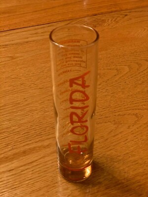 Official DRUNK METER Shooter Tall Shot Glass Florida Souvenir G1
